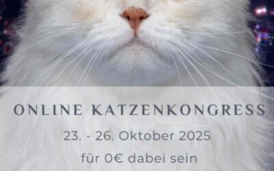 Das Katzenevent des Jahres: der Online Katzenkongress 2025 – vom 23.10.-26.10.2025 – für 0€ dabei sein!